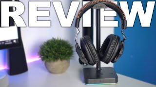 Best 25 RGB Headphone Stand with Wireless Charging on AMAZON [upl. by Ahsino656]