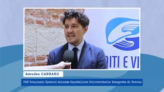 Roadshow epatocarcinoma Verona  Intervista a Amedeo Carraro [upl. by Iverson716]