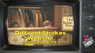 Diffrent Strokes Webster Promo 1984 [upl. by Hartley]