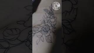 Flowers tattoo RNLTATTOO [upl. by Eadwina307]