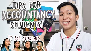 TIPS For Incoming ACCOUNTANCY Students ft BSA Students [upl. by Guthry]