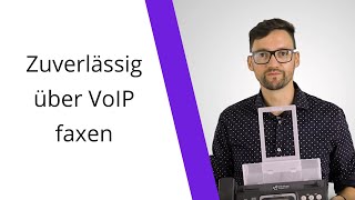 Wie Sie stabil und zuverlässig über VoIP faxen [upl. by Seigler]