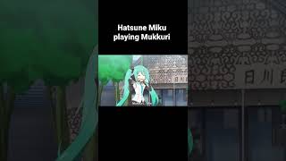 Hatsune Miku playing Mukkuri Dropkick on My Devil [upl. by Adolfo]