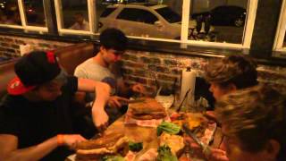 5SOS VS FOOD  Round 1 Miami [upl. by Adilem]