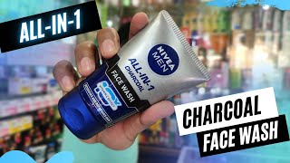 ফেসওয়াশ টি কি কি কাজ করে  Nivea Men All in 1 Charcoal Facewash Review  Vitamin C 10X Effect [upl. by Dyson]