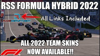 RSS Formula Hybrid 2022  All Team Skins  Links in Description [upl. by Falcone]