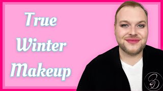 True Winter  Cool Winter Color Palette  Seasonal Color Analysis Makeup Tutorial 2022 [upl. by Rovaert]