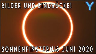 Sonnenfinsternis 2020 Beeindruckende Bilder und Animationen [upl. by Alyad]