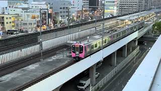 阿武隈急行鉄道 AB900系4両編成 長町駅発車 [upl. by Goebel]