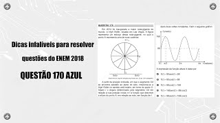 Dicas infalíveis para resolver questões do ENEM 2018 Q170 AZUL [upl. by Siravaj680]