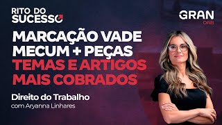 2ª Fase OAB 37  Marcação de Vade Mecum  Peças temas e artigos em Direito do Trabalho [upl. by Elleina]