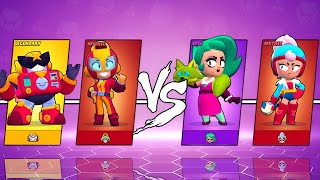 🌀SURGE vs MAX👈😲👉 LOLA vs JANET 🌀 Brawl Stars [upl. by Lizette44]