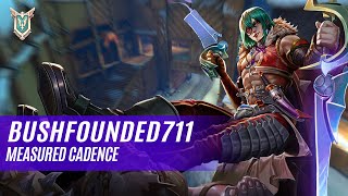 BUSHFOUNDED711 CASPIAN PALADINS COMPETITIVE MASTER MEASURED CADENCE [upl. by Thorvald]