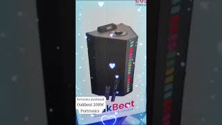 Portronics Oakbeat 200W trolley speaker with karoke🎤powerfull bass coresoundportronicsindia reels [upl. by Petite]