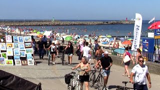 Kołobrzeg deptak promenada port atrakcje 21072024 [upl. by Otsirc]