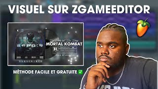 VISUEL SUR ZGAMEEDITOR VISUALIZER FL STUDIO 20  MONTAGE Visuel Type Beat 2022 Astuce JMUSICKS [upl. by Suneya]