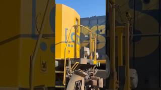 Two trains pass on the CSX pittsburgh sub train railroad csx pittsburghsub railfan [upl. by Rabbaj]