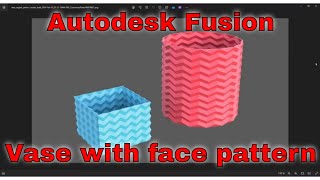 Angled Facet Vase Design in Autodesk Fusion [upl. by Nylodam222]