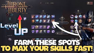 MUST KNOW TOP 3 EARLY Best Farming Spots Revealed  How to Max Your Skills FAST  Throne amp LIberty [upl. by Arriek]