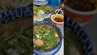 Huỳnh Châu Beef noodle soup Cần Thơ [upl. by Kcid]