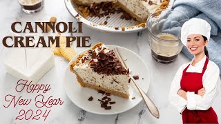 Cannoli Cream Piehow to make cannoli the easy way [upl. by Tindall676]