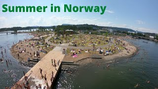 Summer in Norway  Beautiful location with lot of activities  Sandvika [upl. by Assylla]