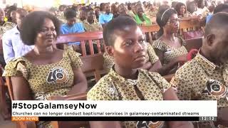 StopGalamseyNow Churches can no longer conduct baptismal service in galamseycontaminated streams [upl. by Roma287]