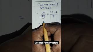 Decimal Form Problem Solving [upl. by Ainak]