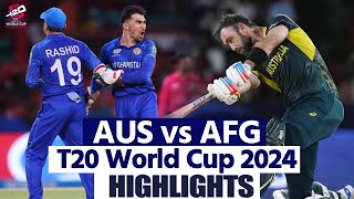 AUS vs AFG T20 World Cup 2024 Highlights Australia vs Afghanistan T20 World Cup Full Highlights [upl. by Lavery950]