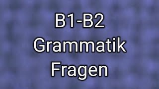 A1A2 B1B2 Grammatik Bausteine Mix Übungen Prüfung Aufgaben Exercises Konjunktiv II Verben [upl. by Nireves9]