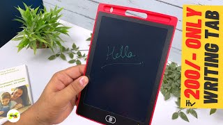 85quot LCD Writing Tablet Unboxing amp Review  Digital Writing Tab Rs 200 Only [upl. by Yerroc]