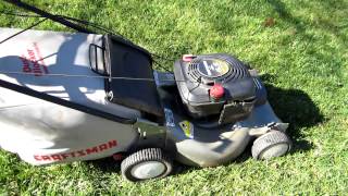 Sears Craftsman 21quot Lawn Mower Fixed  Lawn Mower Repair Model  917378361  Jan 19 2013 [upl. by Sydelle]