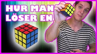 HUR MAN LÖSER EN RUBIKS KUB 3x3x3 SVENSKA  TommyLjung [upl. by Wetzel]