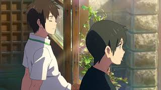 taki and mitsuha cameo in weathering with you  your name kimi mo na wa [upl. by Eelanej679]