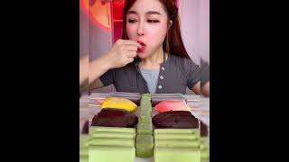 Asmr eating ice cream flavor dried chocolate Crispy delicious short video [upl. by Ateikan843]