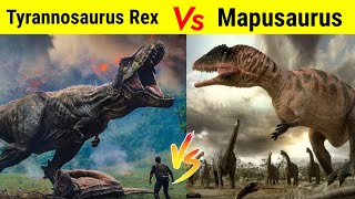 TRex Vs Mapusaurus  कौन है असल Dinosaur का राजा [upl. by Naehs610]