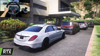 GTA 5  MercedesAMG S65 Final Edition  RUSSIAN MAFIA CONVOY  MAFIA GANG WAR [upl. by Garrik]