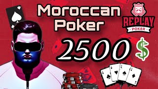 Moroccan Poker Stream Tournois 25K [upl. by Funk]