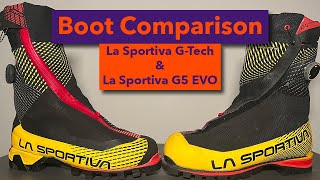 La Sportiva GTech amp La Sportiva G5 EVO Comparison [upl. by Oad]