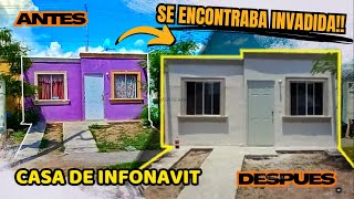 REHABILITACION DE CASA RECUPERADA infonavit REAL DE PALMAS ZUAZUA nuevoleon [upl. by Dulla622]