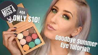 ShopMissA AOA Studio Imma Beach Palette EYE TUTORIAL [upl. by Jenelle495]