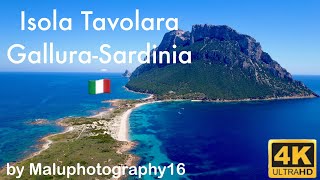 Tavolara Islands Gallura SardiniaItaly🇮🇹OlbiaSassariHD4KDroneMaluphotography16DJI [upl. by Laehctim]