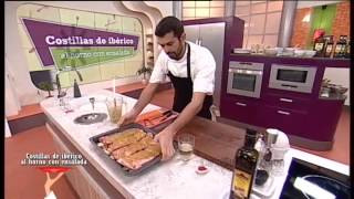 Receta costillas de ibérico al horno con ensalada [upl. by Herm505]