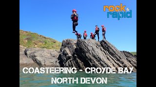 Coasteering  Croyde Bay  Baggy Point  North Devon [upl. by Greenland]