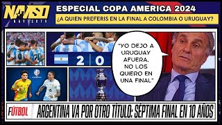 CHARLA FUTBOLERA EN F90  ¿A QUIEN PREFERIS EN UNA FINAL A URUGUAY O A COLOMBIA [upl. by Levitt]