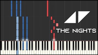 Avicii  The Nights Piano Tutorial [upl. by Nnylcaj865]