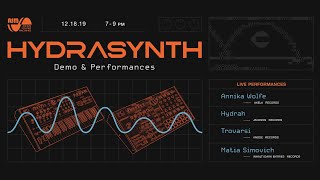 ASM Hydrasynth Demo  Performances Livestream [upl. by Oster]