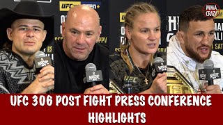 UFC 306 Post Fight Press Conference Highlights [upl. by Amlet296]