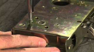 Changing the Hand of a Hager Companies 3800 Mortise Lock [upl. by Nioe]