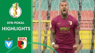 Essende scores on FCAdebut  FC Viktoria 1889 Berlin vs FC Augsburg 14  Highlights  DFBPokal [upl. by Yssirc]